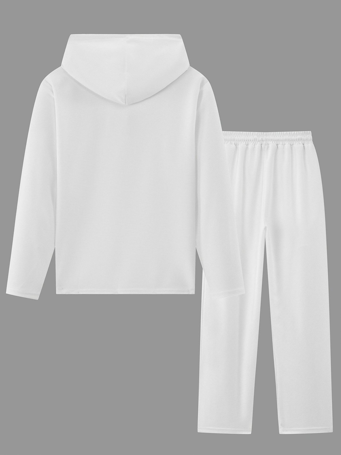 Casual Men's 2-Piece Set - Hooded Sweatshirt & Drawstring Pants - Buy Center US
