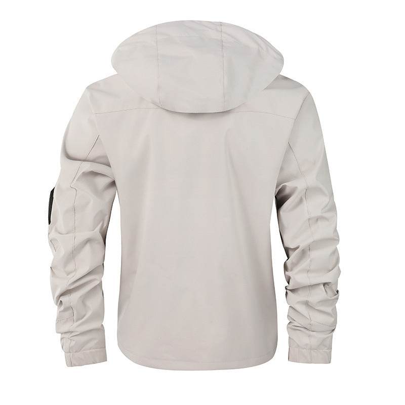 Buycenter Men's Hooded Jacket - Spring & Autumn Casual Wear - Buy Center US
