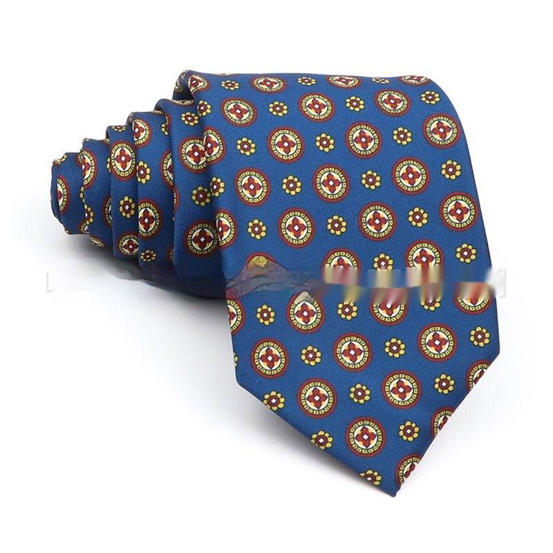Buycenter Men's Printed Polyester Tie - Stylish Workplace Bow Tie - Buy Center US