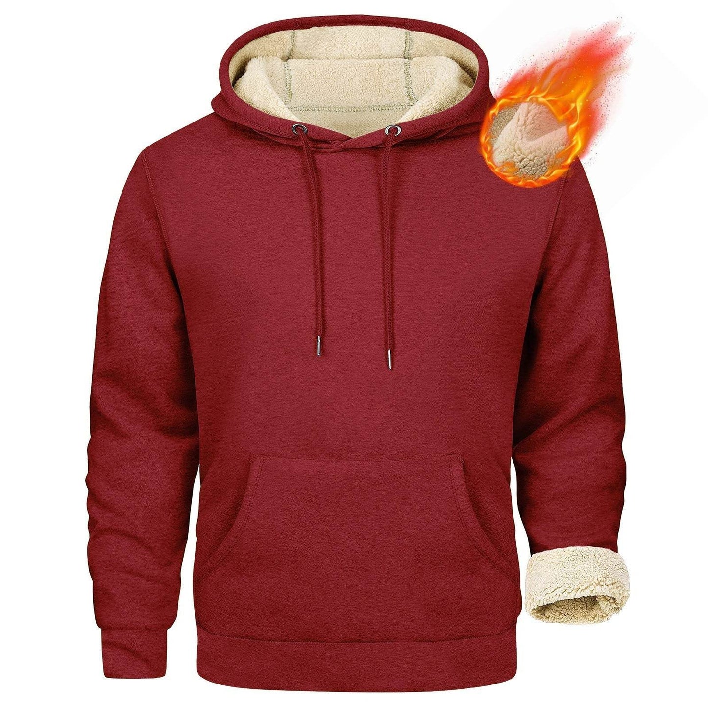 Buycenter Casual Cashmere Hoodie Cardigan - Slim Fit, Long Sleeve, 10 Colors - Buy Center US
