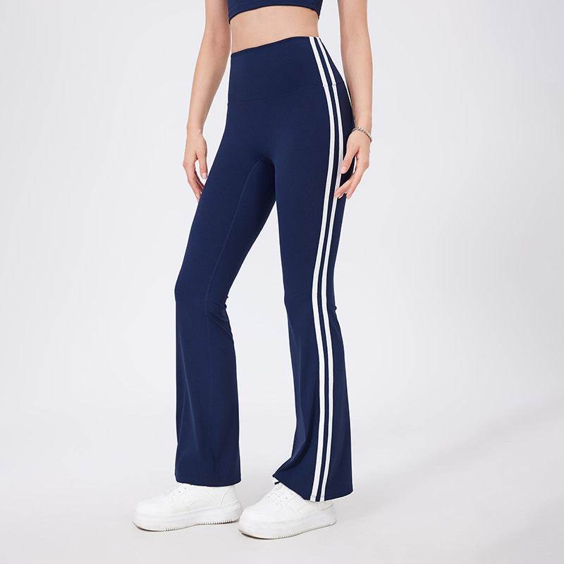 High Waist Yoga Pants - Breathable Running Sports Trousers in Soft Colors - Buy Center US