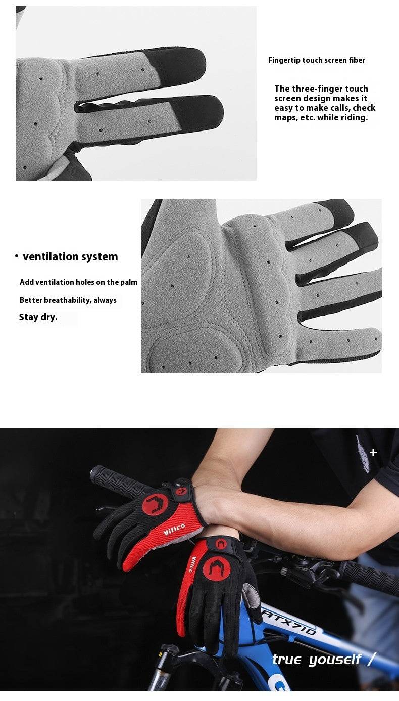Buycenter Touchscreen Fitness Gloves - Anti-Slip, Unisex Cycling Gear - Buy Center US