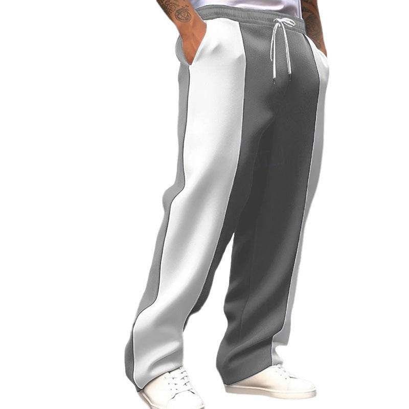 Men's Casual Sports Trousers - Loose Fit, Mid Waist, Comfortable Style - Buy Center US