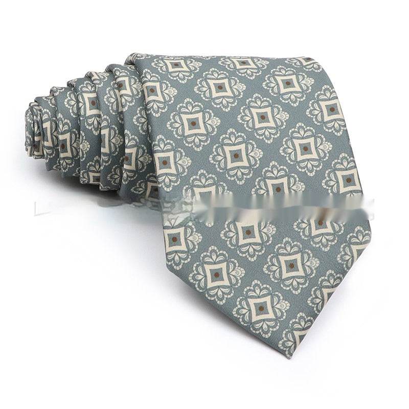 Buycenter Men's Printed Polyester Tie - Stylish Workplace Bow Tie - Buy Center US