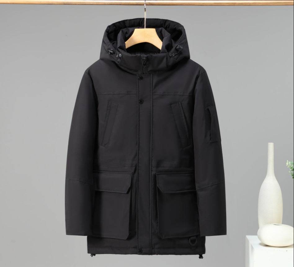 Buycenter Men's Cotton-padded Outdoor Jacket - Winter Leisure Wear - Buy Center US