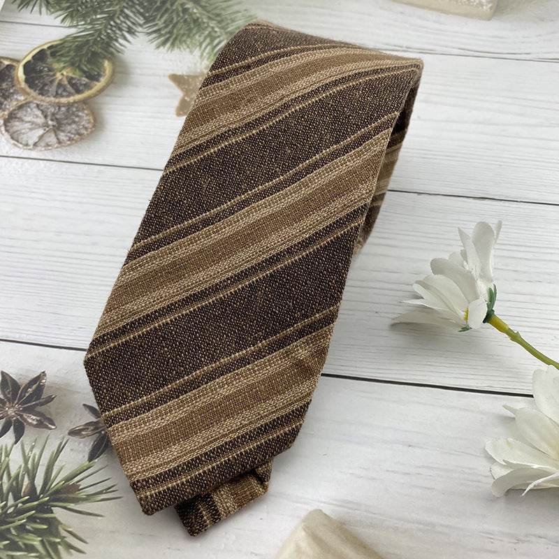 Buycenter Knitted Cotton Bow Tie - Striped Design for Schools - Buy Center US