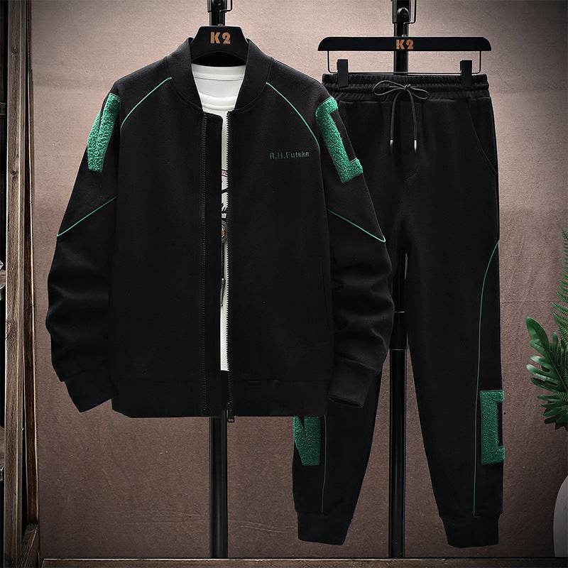 Buycenter Spring & Autumn Embroidered Baseball Uniform Set - Casual Sportswear - Buy Center US