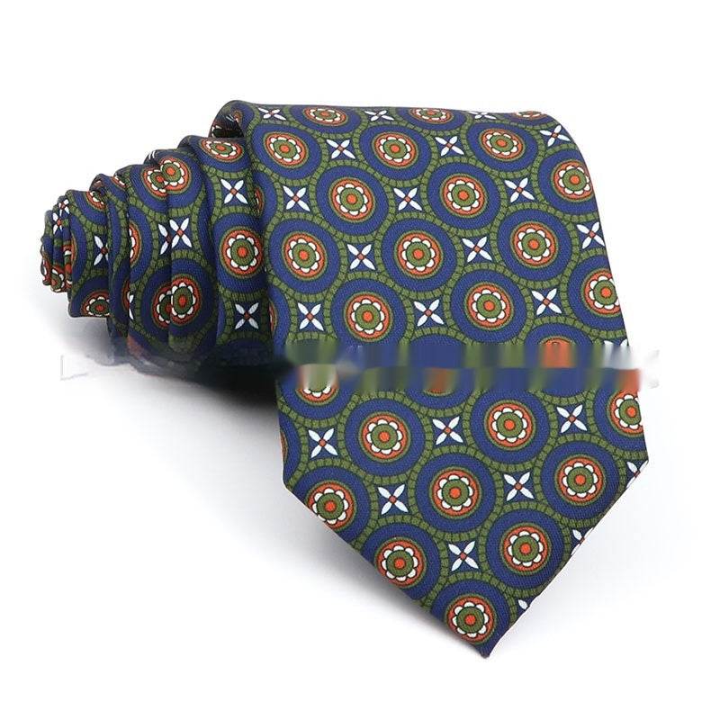 Buycenter Men's Printed Polyester Tie - Stylish Workplace Bow Tie - Buy Center US