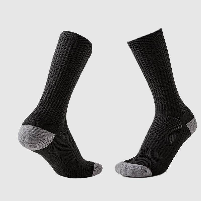Solid Color Non-Slip Football Socks - Shock-Absorbing and Wear-Resistant - Buy Center US