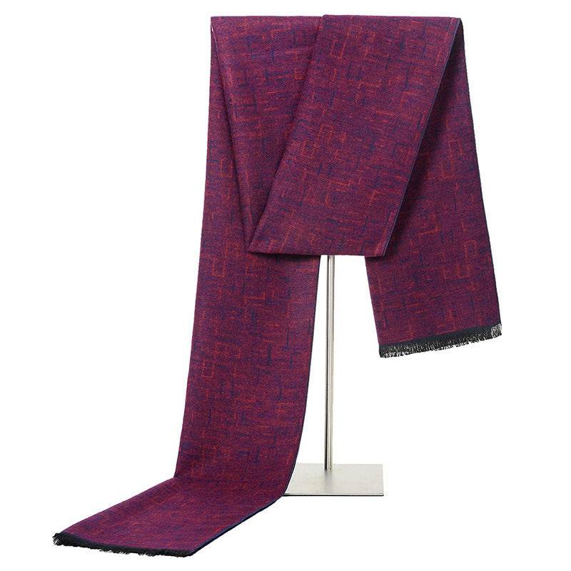 Buycenter Men's Warm Scarf - Stylish Business Casual for Autumn & Winter - Buy Center US