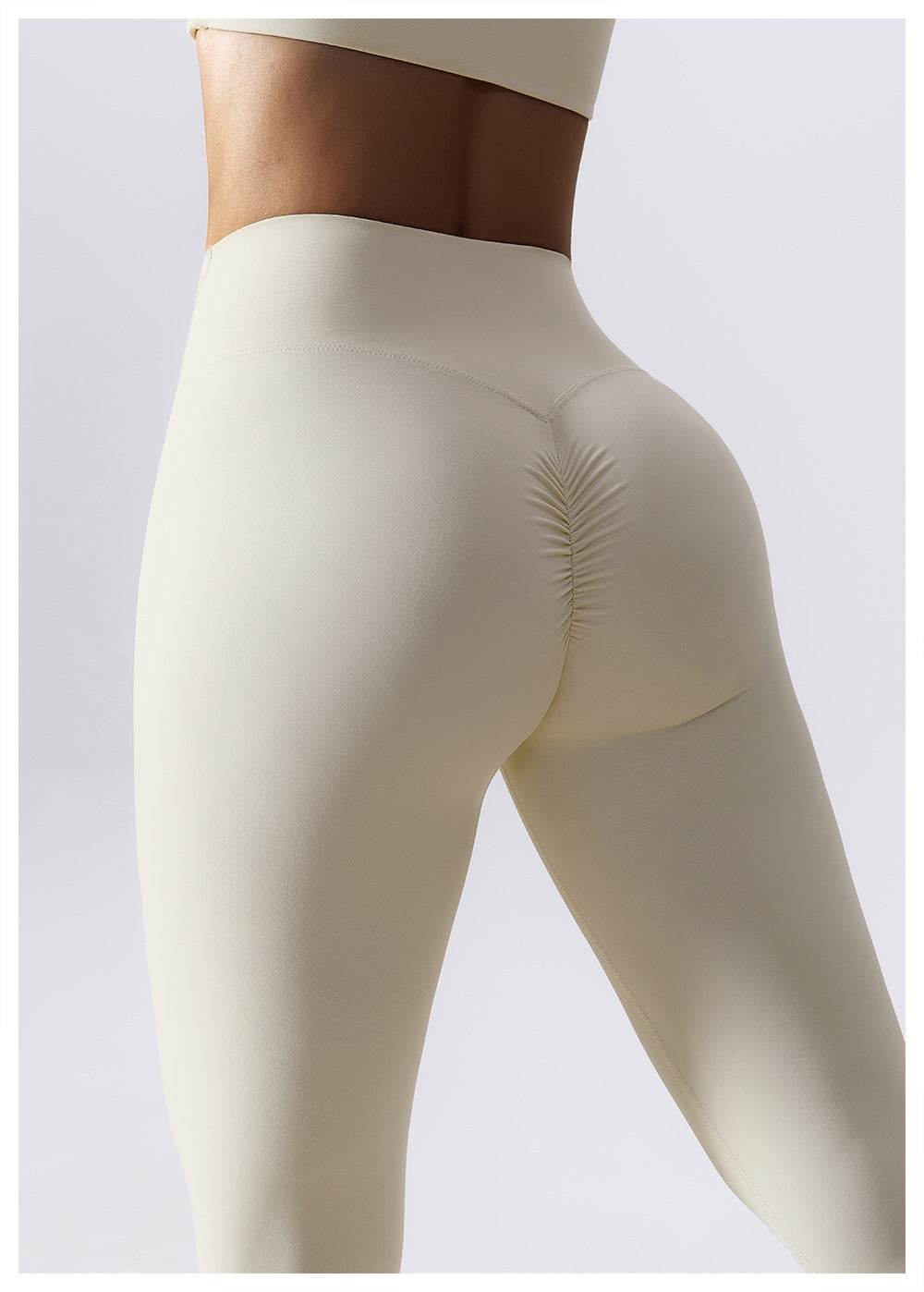High Waist Yoga Pants - Seamless, Drawstring Design for Ultimate Comfort - Buy Center US