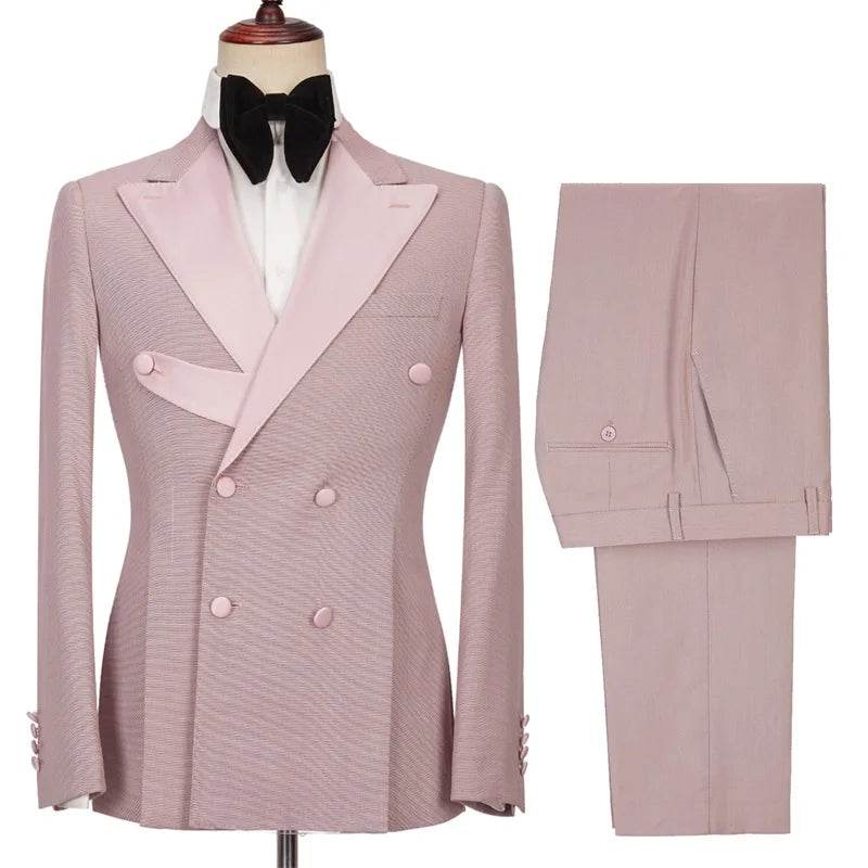 iLoveWedding Slim Formal Suit for Men - Custom Blazer & Pant Set - Buy Center US