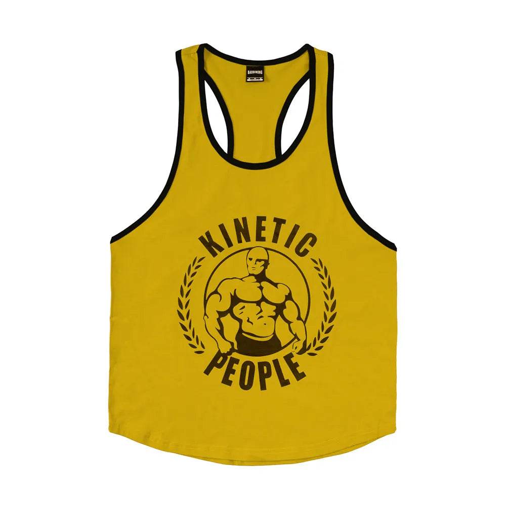 GLOBESKY Men's Sleeveless Gym Tank Top - Casual Cotton Fitness Vest - Buy Center US