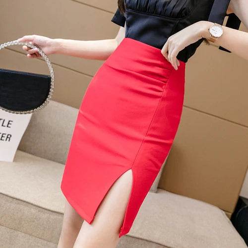 YEAE Summer High Waist Mini Pencil Skirt - Slim Fit for Office - Buy Center US