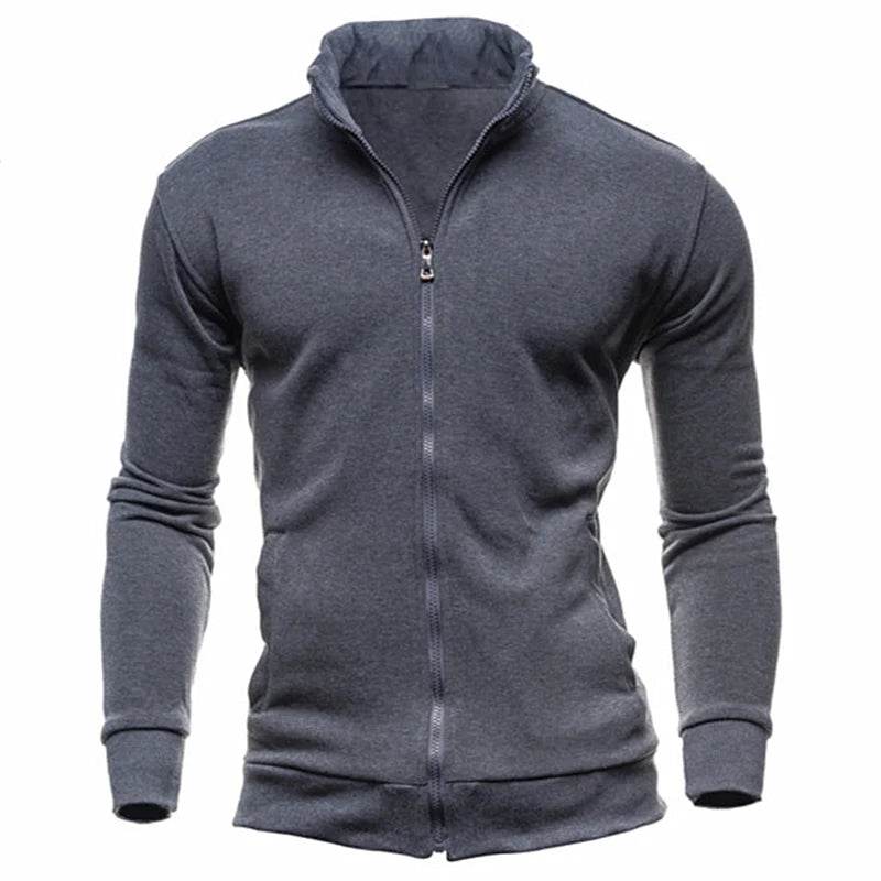 MRMT Men's Stand-Up Collar Jacket - Casual Hoodless Zipper Coat - Buy Center US