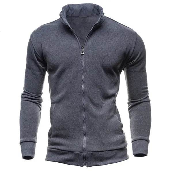 MRMT Men's Stand-Up Collar Jacket - Casual Hoodless Zipper Coat - Buy Center US