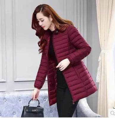 VWBQNZ Winter Women’s Jacket - Detachable Hooded Slim Coat 6XL - Buy Center US