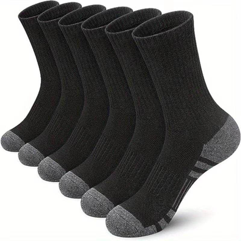 Buycenter Plus Size Color Matching Athletic Socks - Comfortable Mid Tube Design - Buy Center US