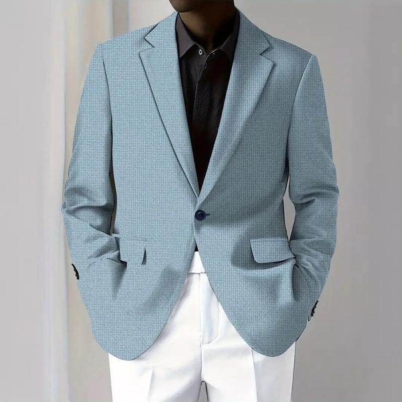 Buycenter Men's Digital Printed Suit Jacket - Stylish & Casual for Spring - Buy Center US
