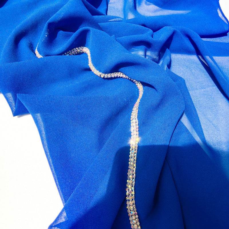 Light Diamond Chiffon Scarves for Women - Elegant Toe-Covered Fashion Accessory - Buy Center US