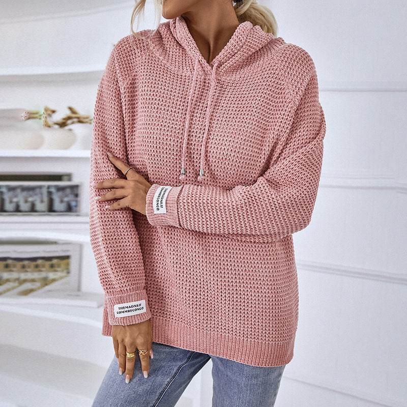 Women's Solid Color Pullover Sweater - Cozy Chenille Knit in Multiple Colors - Buy Center US
