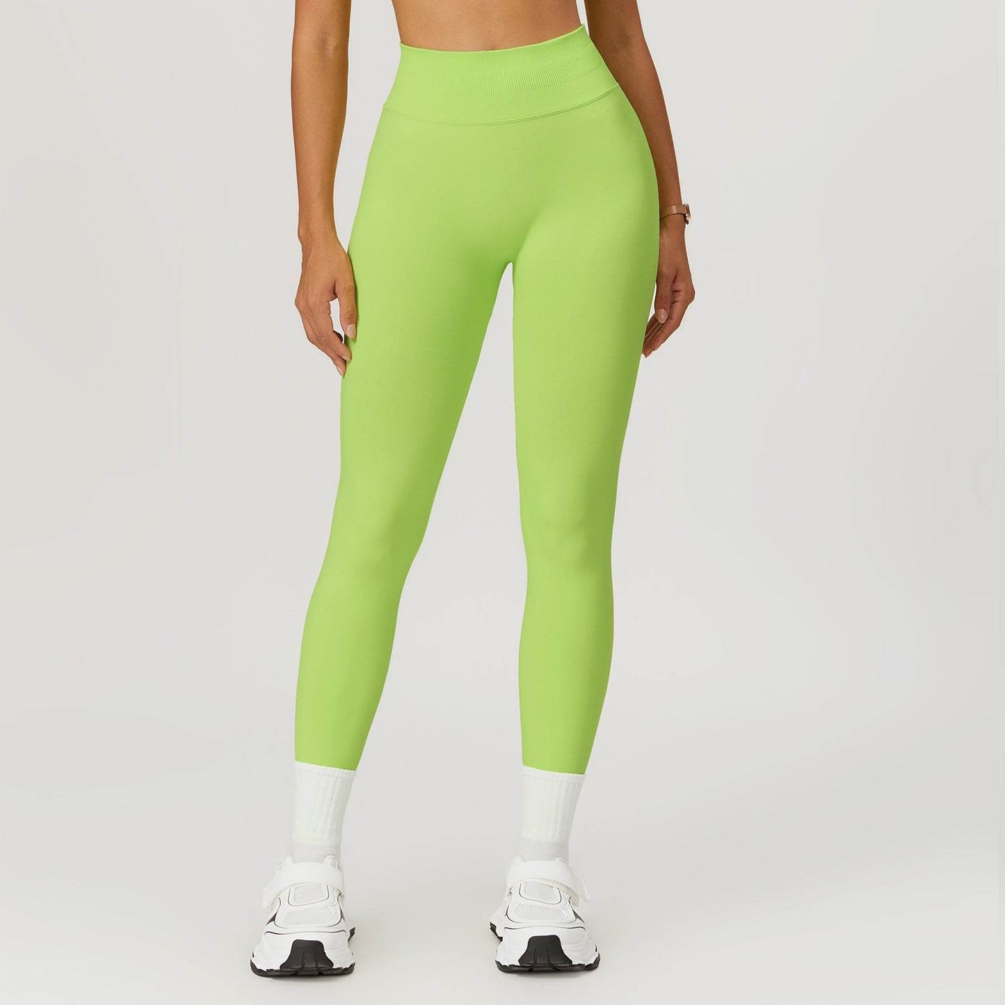 Peach Hip Seamless Yoga Pants - Close-Fitting for Fitness & Running - Buy Center US