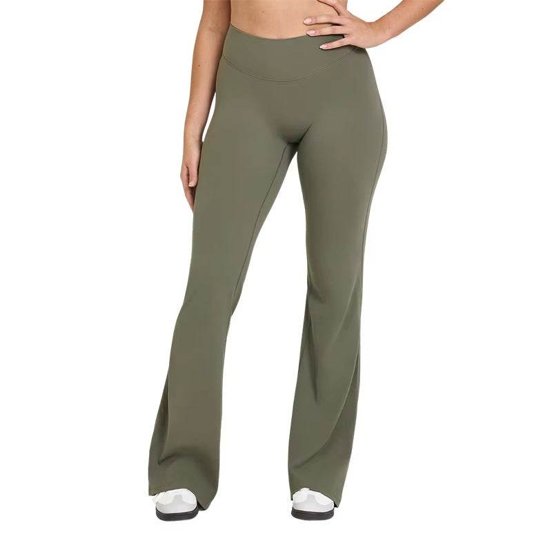 Horn Seamless Yoga Pants for Women - Breathable Fabric, Solid Colors - Buy Center US