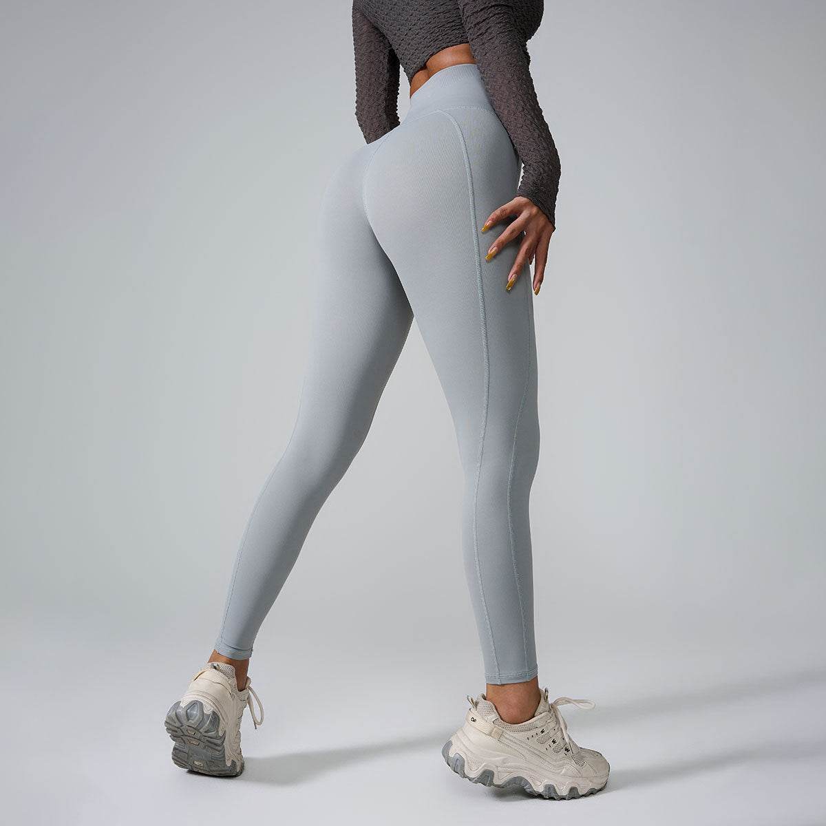 High Waist Skinny Yoga Pants - Moisture Wicking & Hip Lifting Trousers - Buy Center US