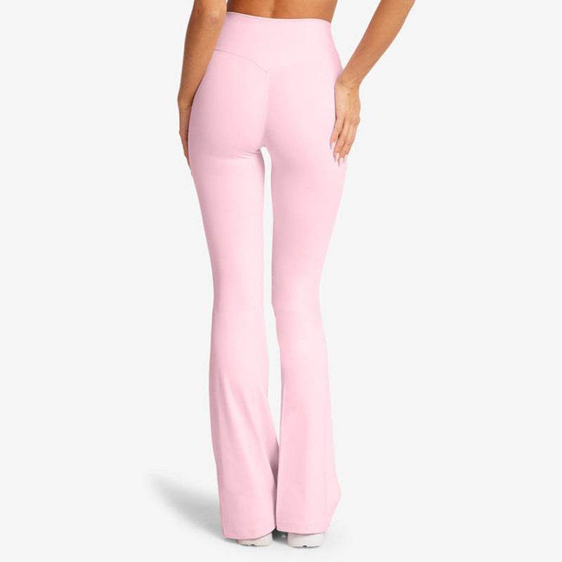 Waist Shaping Yoga Bootleg Pants - Moisture Absorbent for Active Sports - Buy Center US