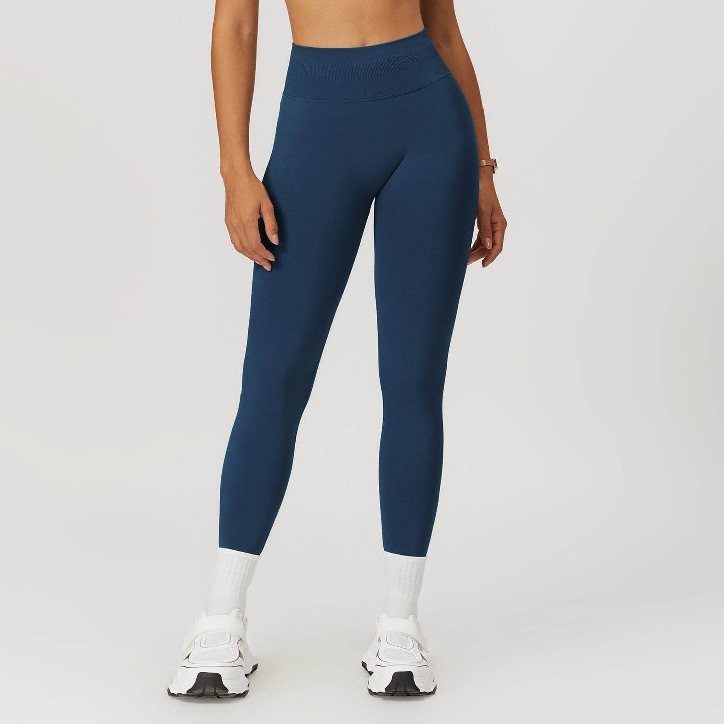Peach Hip Seamless Yoga Pants - Close-Fitting for Fitness & Running - Buy Center US