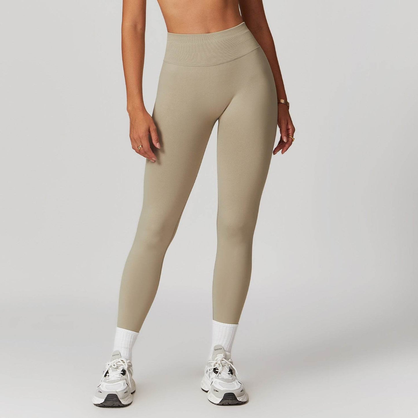 Peach Hip Seamless Yoga Pants - Close-Fitting for Fitness & Running - Buy Center US