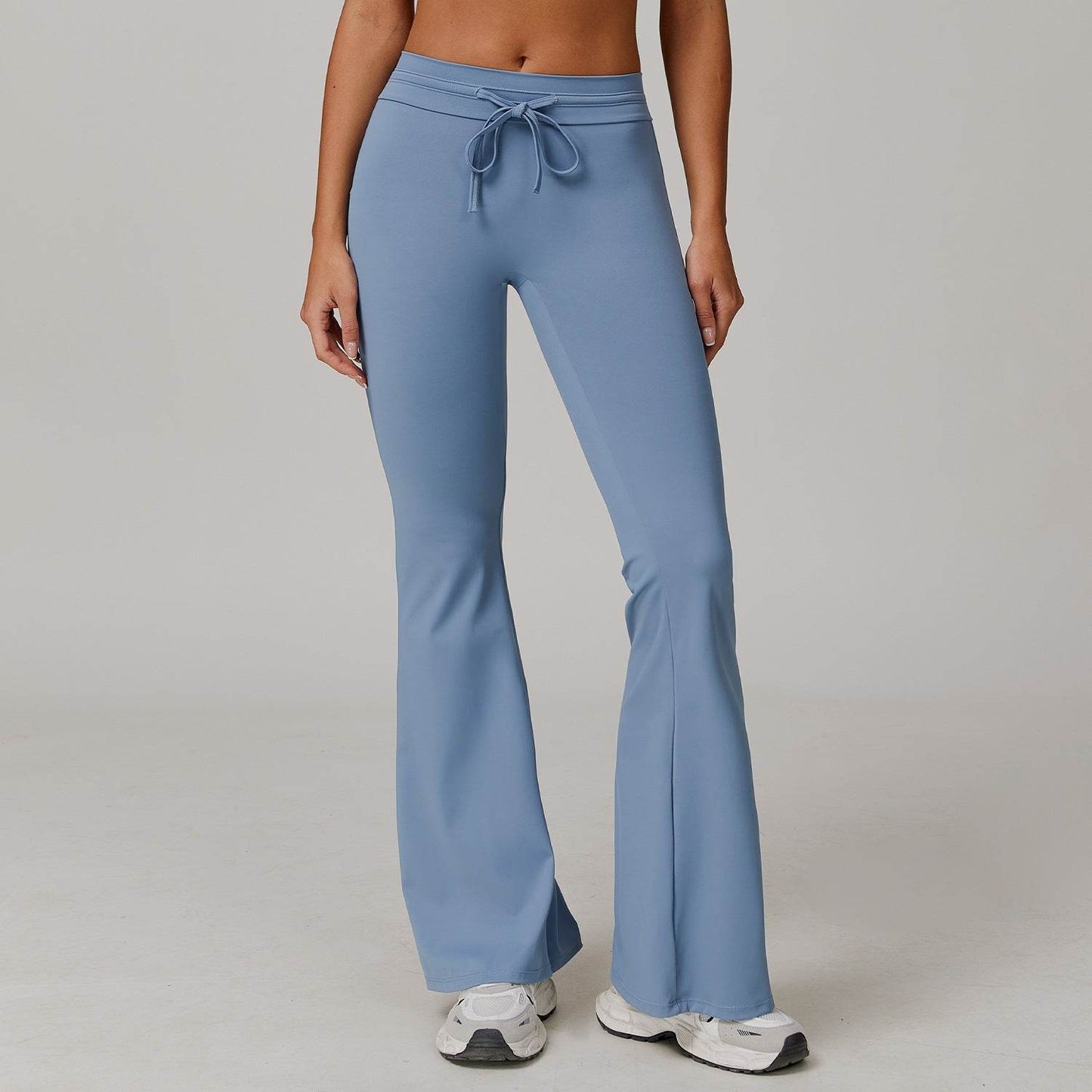 High Waist Sun Protection Bell-Bottom Pants - Breathable & Stylish - Buy Center US