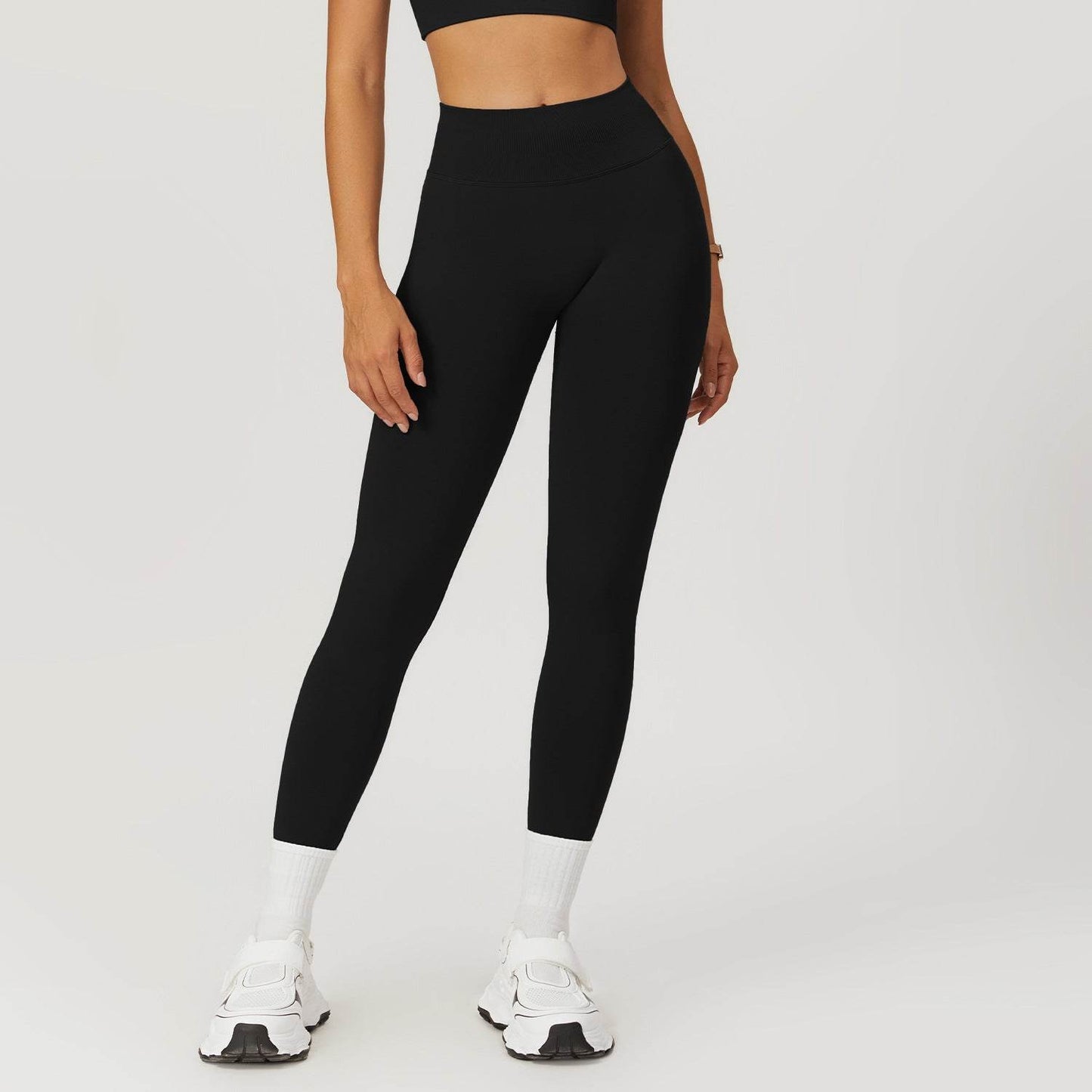 Peach Hip Seamless Yoga Pants - Close-Fitting for Fitness & Running - Buy Center US