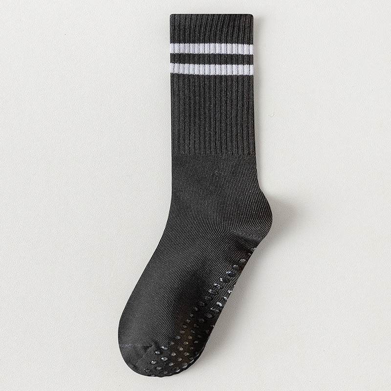 Breathable Non-Slip Sports Stripes Socks for Running - Free Size Cotton - Buy Center US