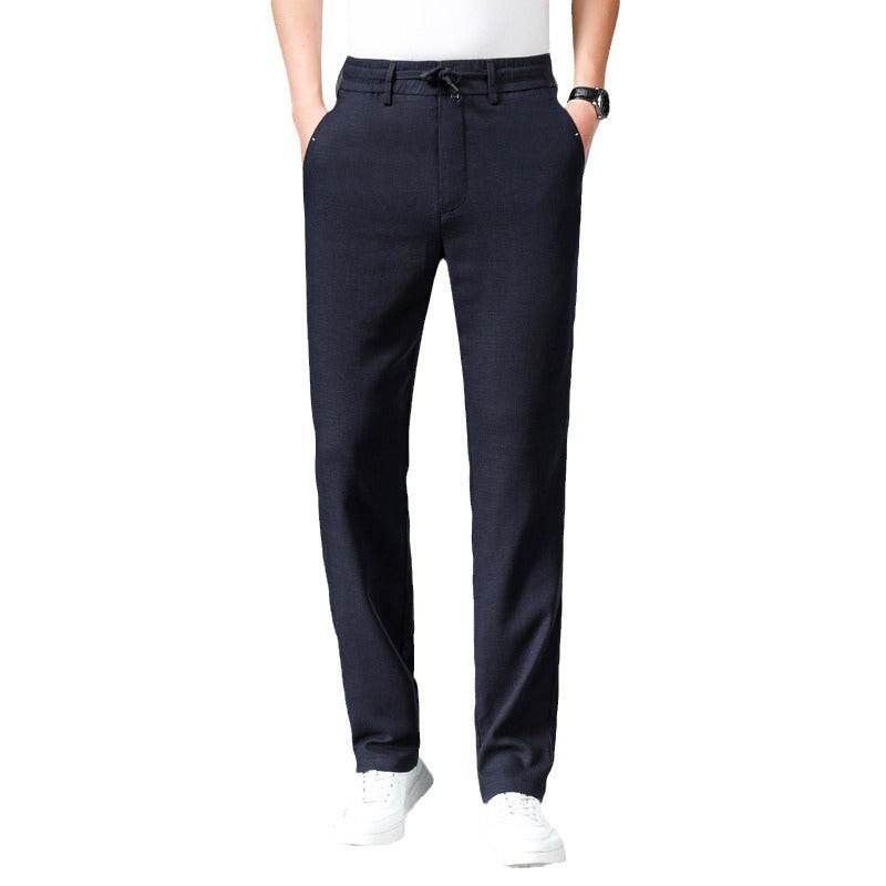 Summer Breathable Loose Straight Pants - Cotton Linen Tencel Blend - Buy Center US