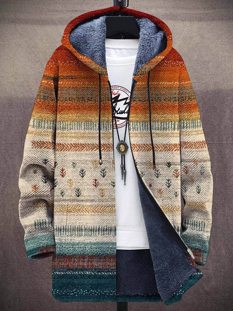 Buycenter Men's Zipper Hooded Cardigan - Casual Thick Jacket for Leisure - Buy Center US