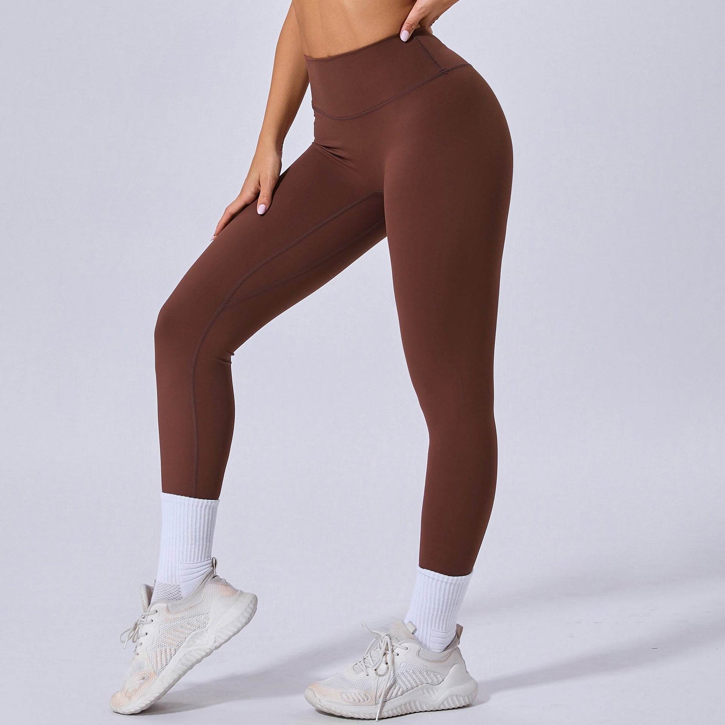 Quick-Drying Fitness Pants - Breathable Nude Feel for Running, Sizes S-XL - Buy Center US