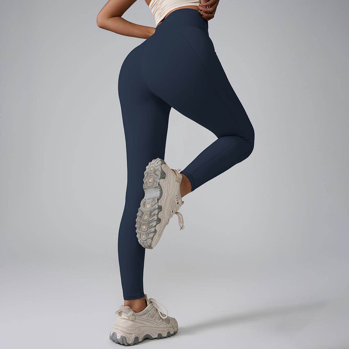 High Waist Skinny Yoga Pants - Moisture Wicking & Hip Lifting Trousers - Buy Center US