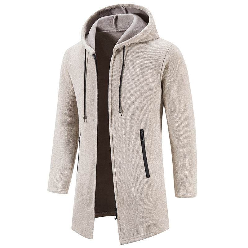 Buycenter Men's Casual Hooded Zipper Cardigan - Plus Size & Stylish - Buy Center US