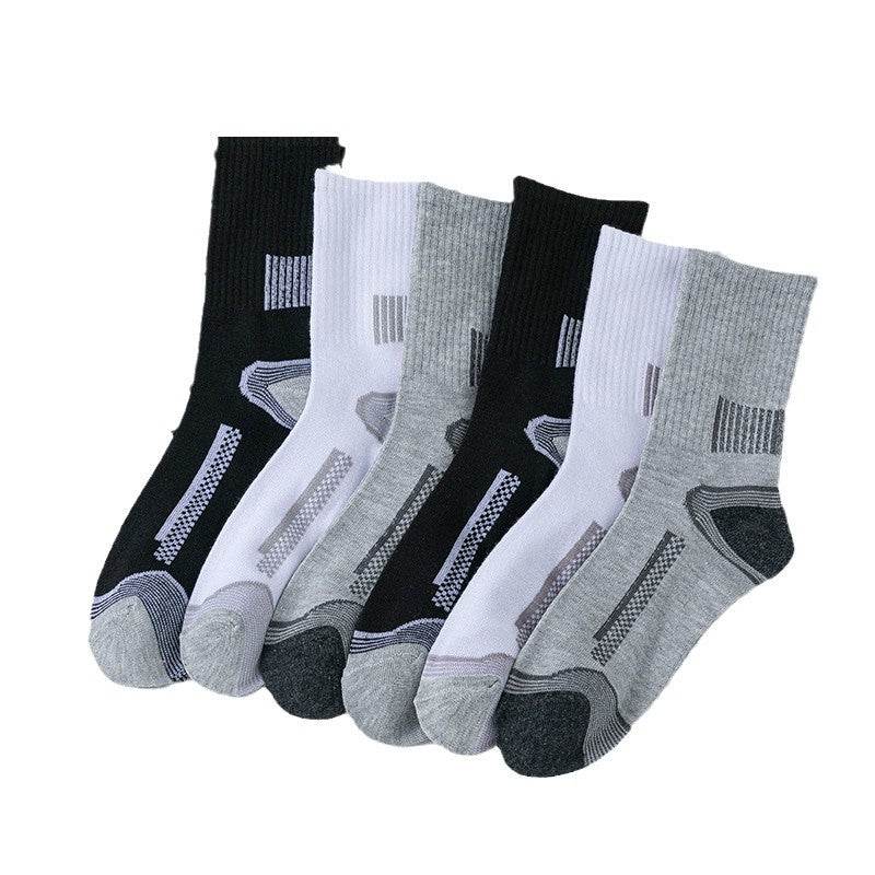 Buycenter Stripe Sports Socks - Sweat-Absorbent & Breathable Comfort - Buy Center US
