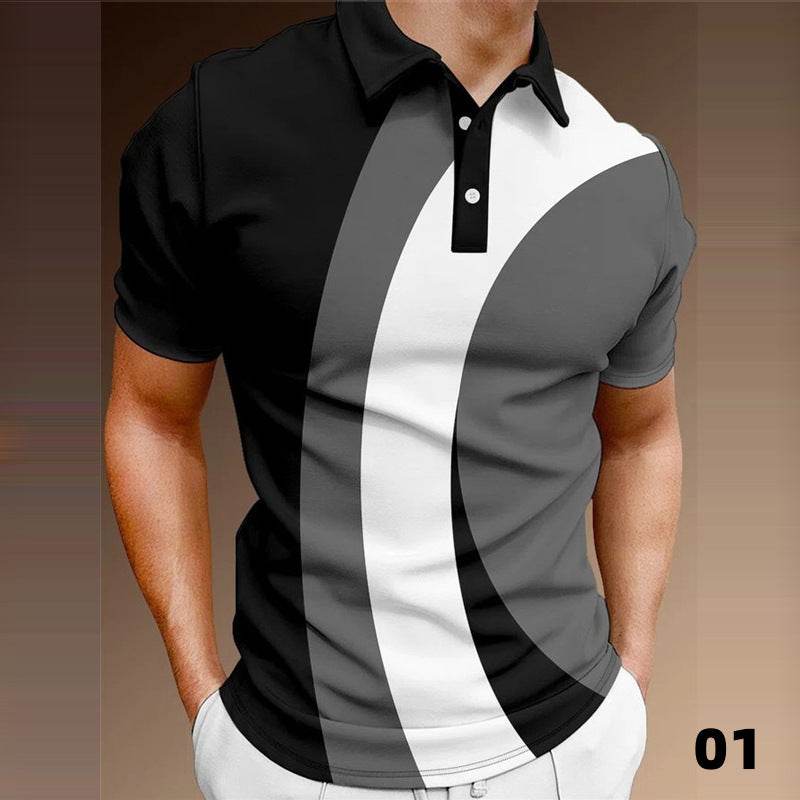 3D Digital Printing Pullover - Short Sleeve Leisure Top – Unisex Sizes S-5XL - Buy Center US
