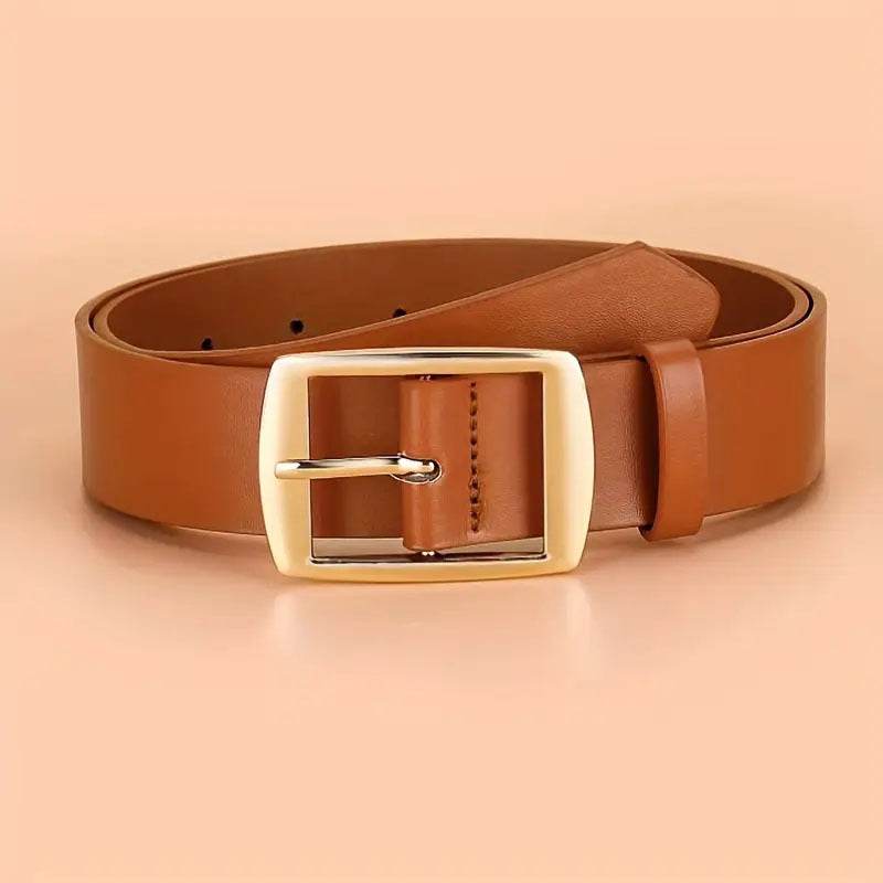 Buycenter Men's Casual Belt - Pin Buckle PU Microfiber Fashion Accessory - Buy Center US