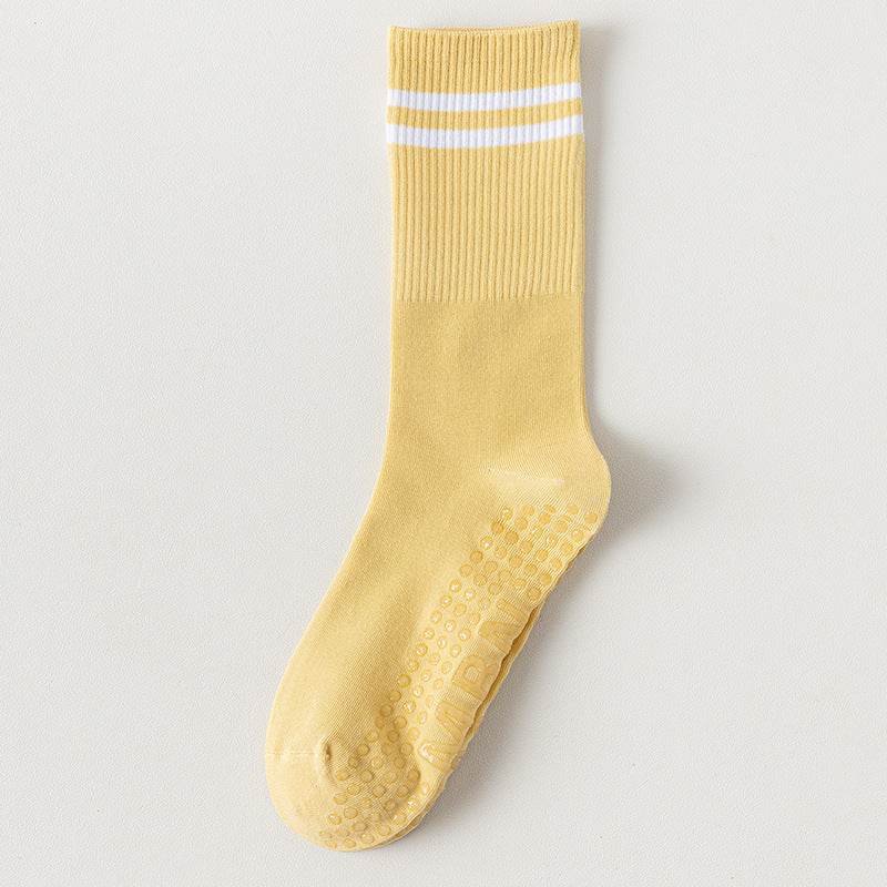 Breathable Non-Slip Sports Stripes Socks for Running - Free Size Cotton - Buy Center US
