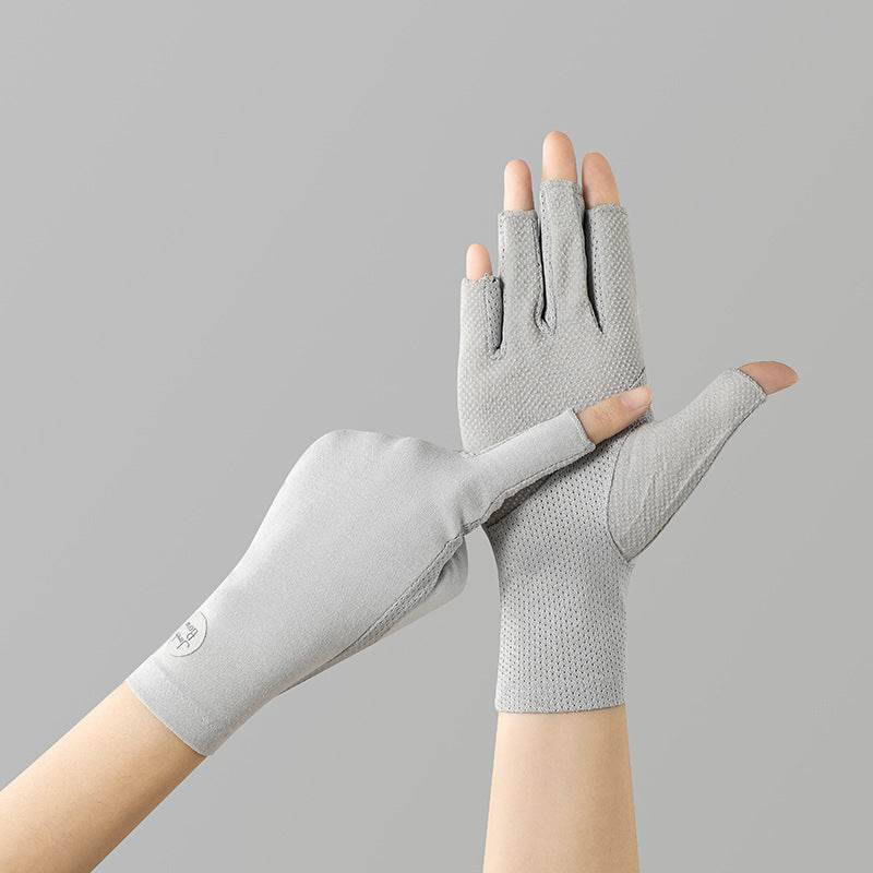 Open Finger Half Finger Gloves - UV-Proof Touch Screen Cycling Gear - Buy Center US
