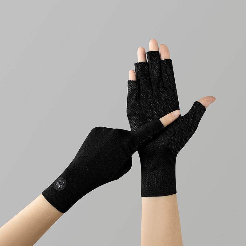 Open Finger Half Finger Gloves - UV-Proof Touch Screen Cycling Gear - Buy Center US