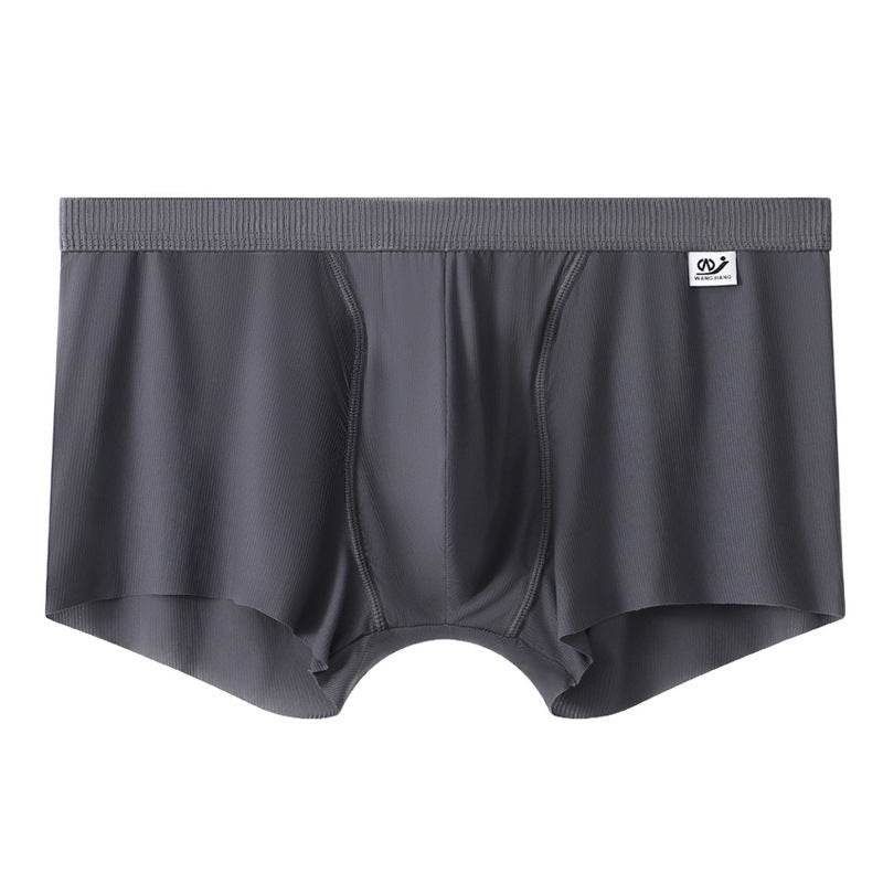 Buycenter Men's Ice Silk Boxer Underwear - Breathable and Seamless - Buy Center US