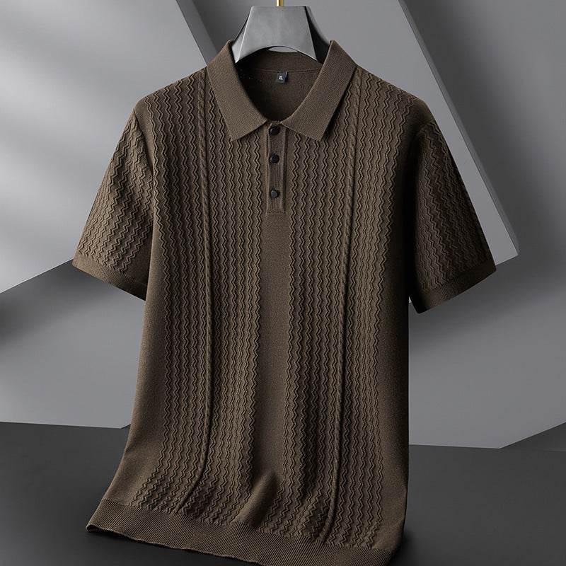 Men's Plus Size Short Sleeve Sweater - Autumn & Winter Collection - Buy Center US