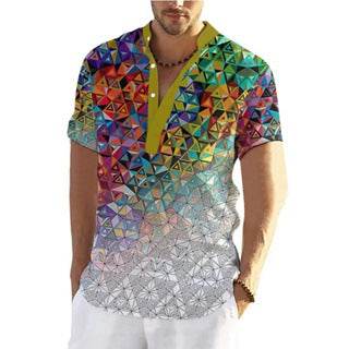 Buycenter Men's Linen Plaid Sleeve Shirt - Casual Fashion Top S-6XL - Buy Center US