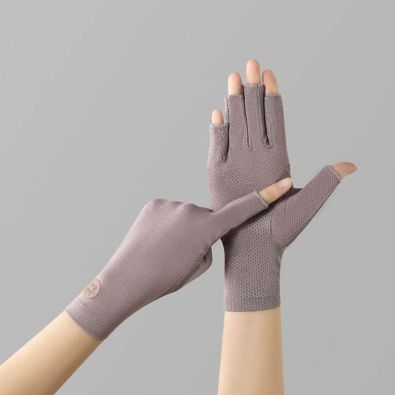Open Finger Half Finger Gloves - UV-Proof Touch Screen Cycling Gear - Buy Center US