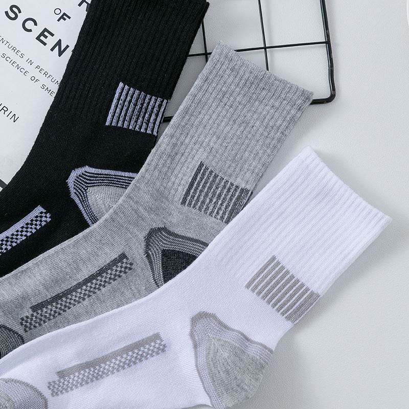 Buycenter Stripe Sports Socks - Sweat-Absorbent & Breathable Comfort - Buy Center US